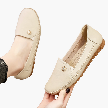 Damen Komfort-Loafer für Alltag und Freizeit – Bequeme Mokassin-Slipper mit flexiblem Laufsohle