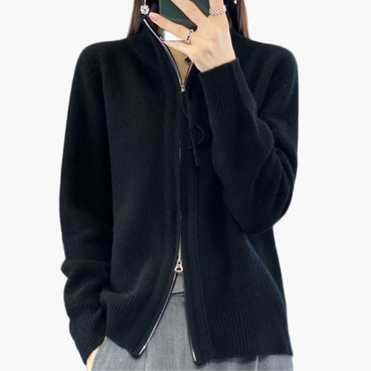 Cardigan con Cerniera da Donna – Cardigan alla Moda per Quotidiano, Ufficio e Tempo Libero