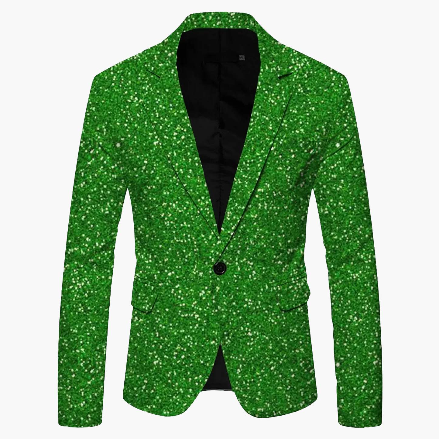 Blazer slim fit moderno monopetto da uomo con un bottone per business e tempo libero