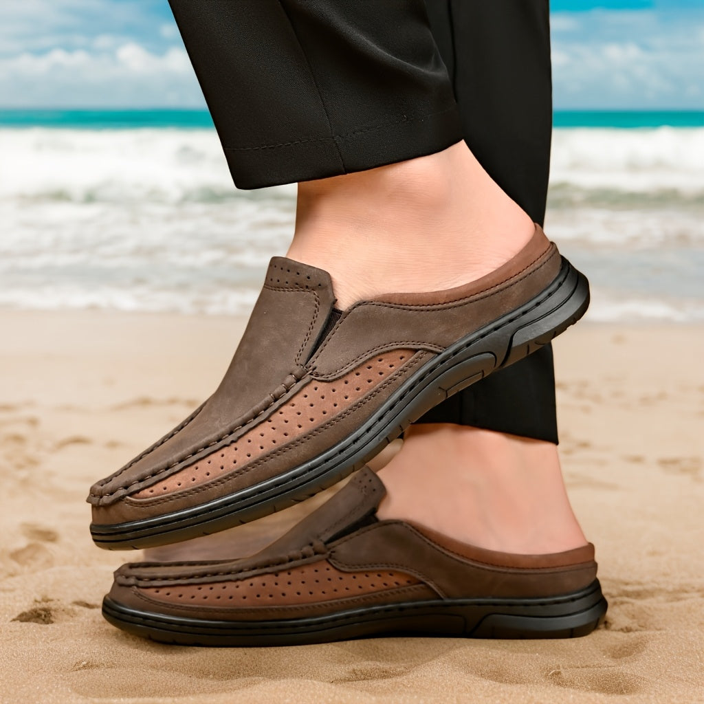 Herre Slip-On Loafer Mokassin Stil – Komfortable sko for fritid og sommer