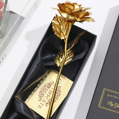 Luxuriöses Geschenk Deko-Rose mit Geschenkbox – Zeitlose Blume für Damen – Perfekt als Liebesbeweis oder Dekoration