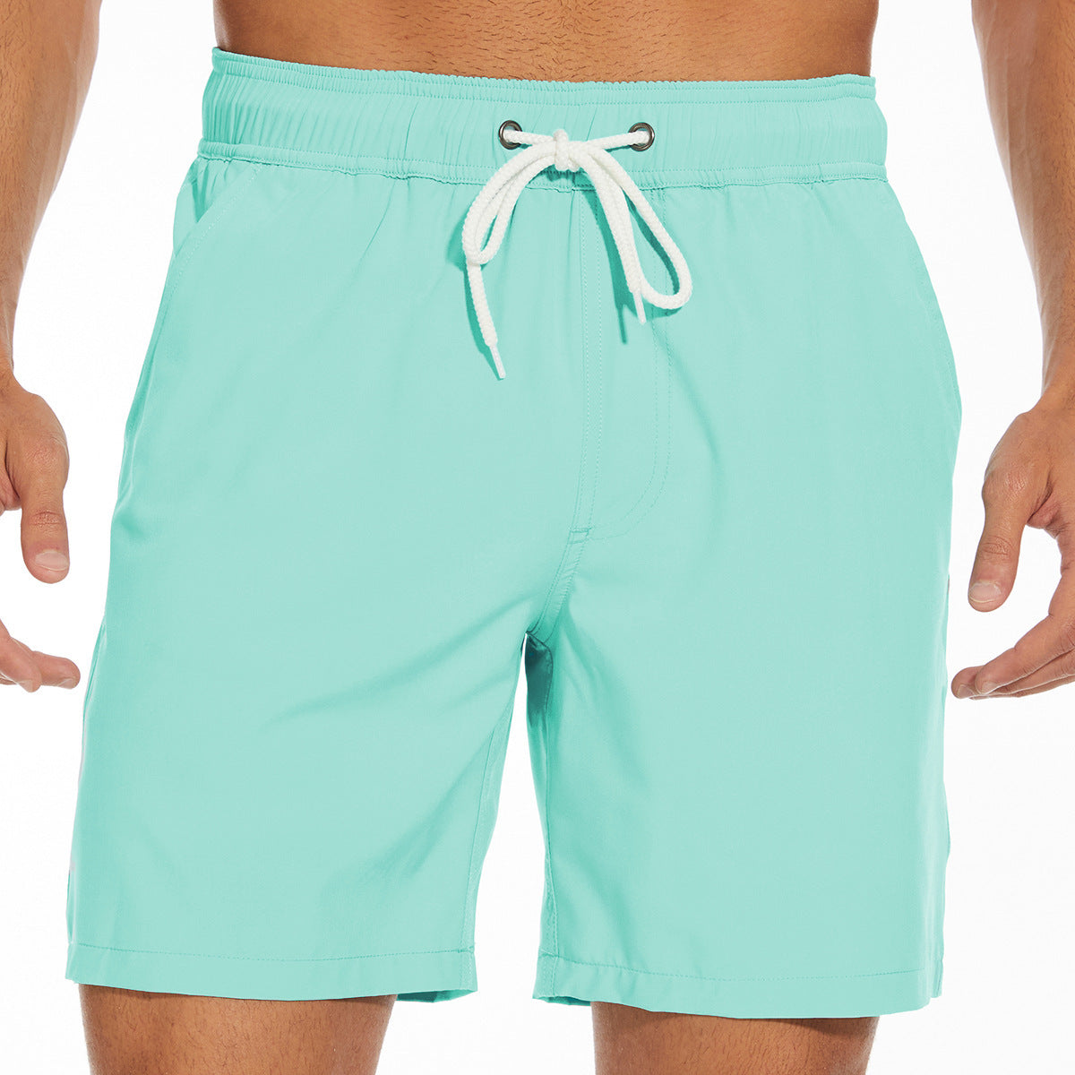 Herrebadeshorts med inderlomme – Sportslige badeshorts til strand og fritid