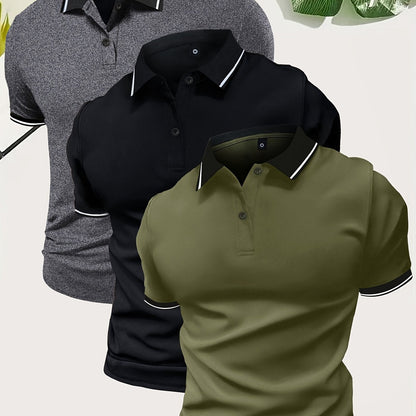Męska koszulka polo w nowoczesnym stylu casual – idealna na czas wolny i na co dzień