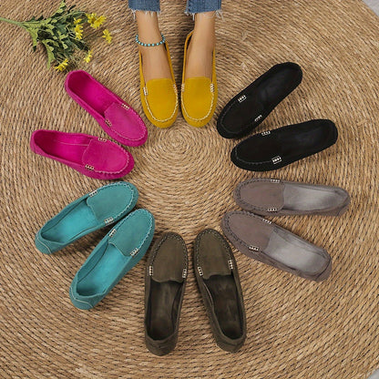 Damen Mokassin Loafer – Bequeme Freizeitschuhe für Alltag und Büro
