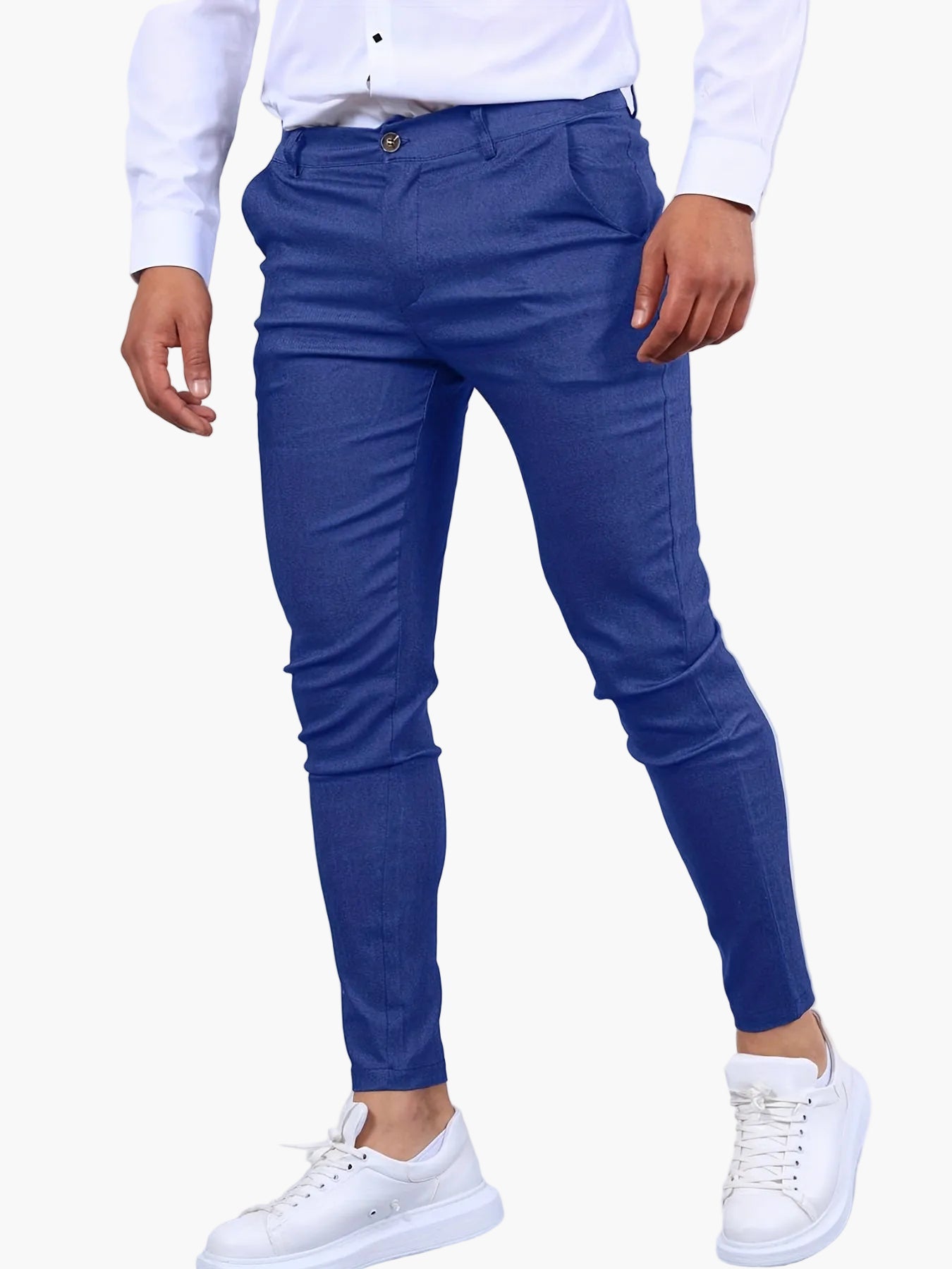 Herren Slim Fit Businesshose – Eleganter Anzugstil für Büro & Alltag