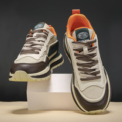 Unisex Sneaker mit Kontrastfarben, Freizeit Sportschuh