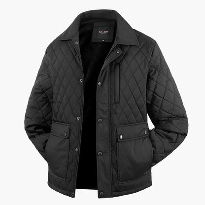 Herren Steppjacke mit Rauten-Design für Freizeit und Alltag