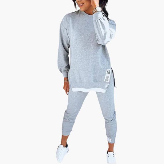 Set loungewear da donna in due pezzi – Tuta comoda per tutti i giorni e relax
