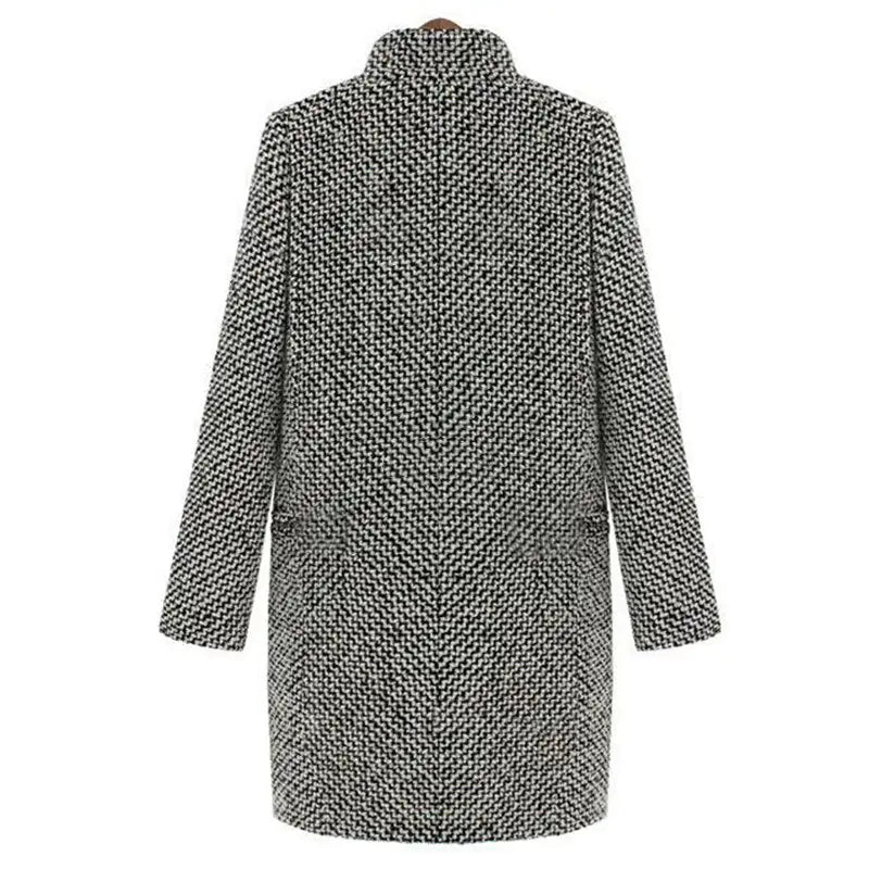 Manteau de mi-saison pour femme style blazer – Manteau court moderne et élégant pour le quotidien et le travail