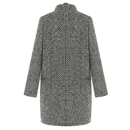 Manteau de mi-saison pour femme style blazer – Manteau court moderne et élégant pour le quotidien et le travail