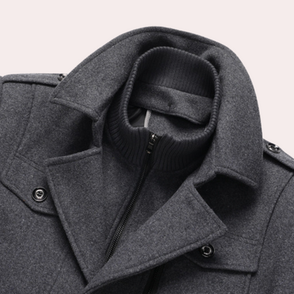 Heren Winterjas Elegant Tweedelig – Stijlvolle Business & Vrijetijdsjas