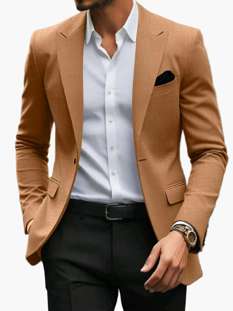 Chaqueta moderna para hombre para negocios y ocasiones festivas – Blazer slim fit, look elegante para ocio