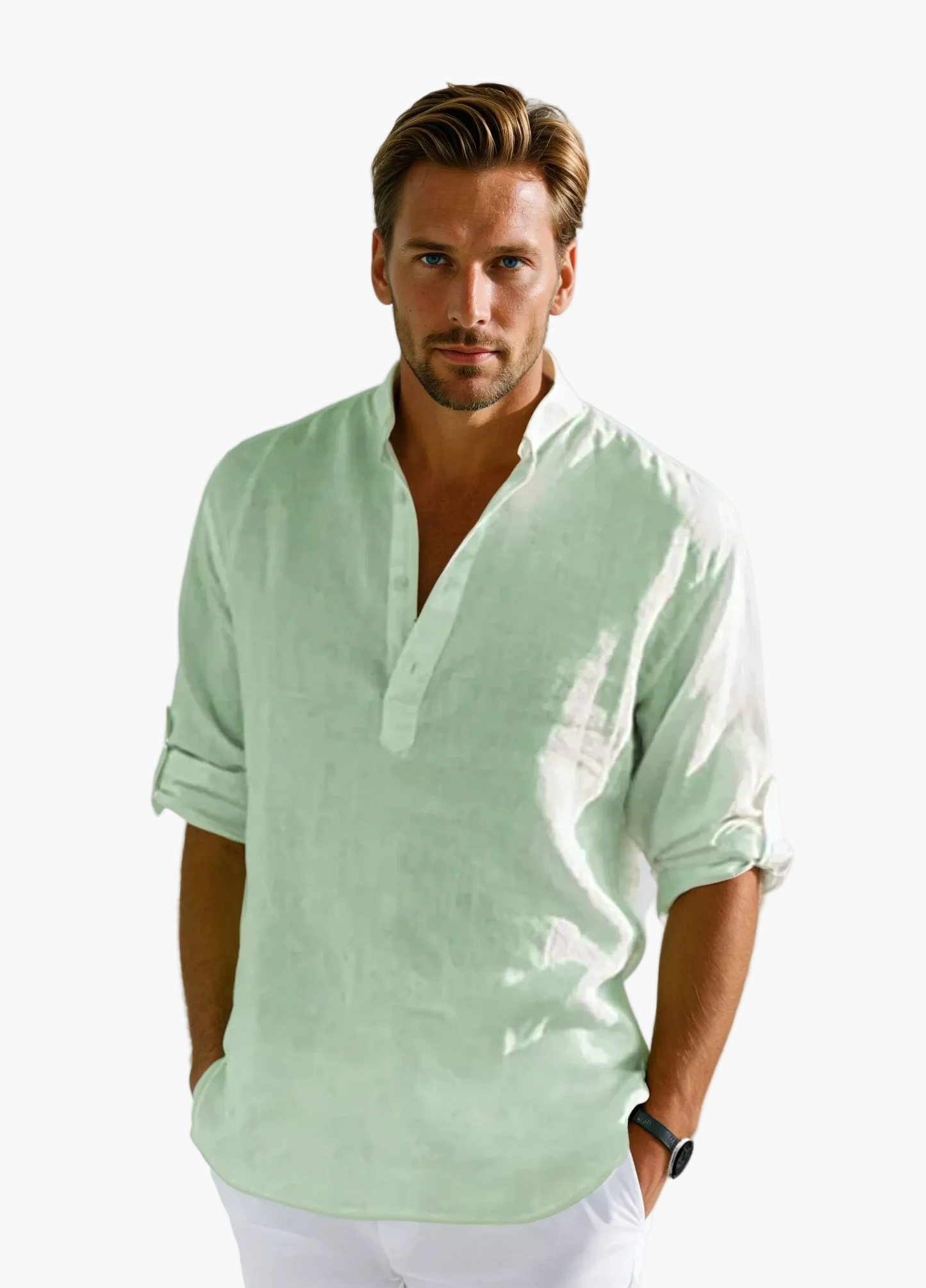 Camicia Casual Uomo – Stile Senza Tempo, Design Moderno, Perfetta per Estate & Quotidiano