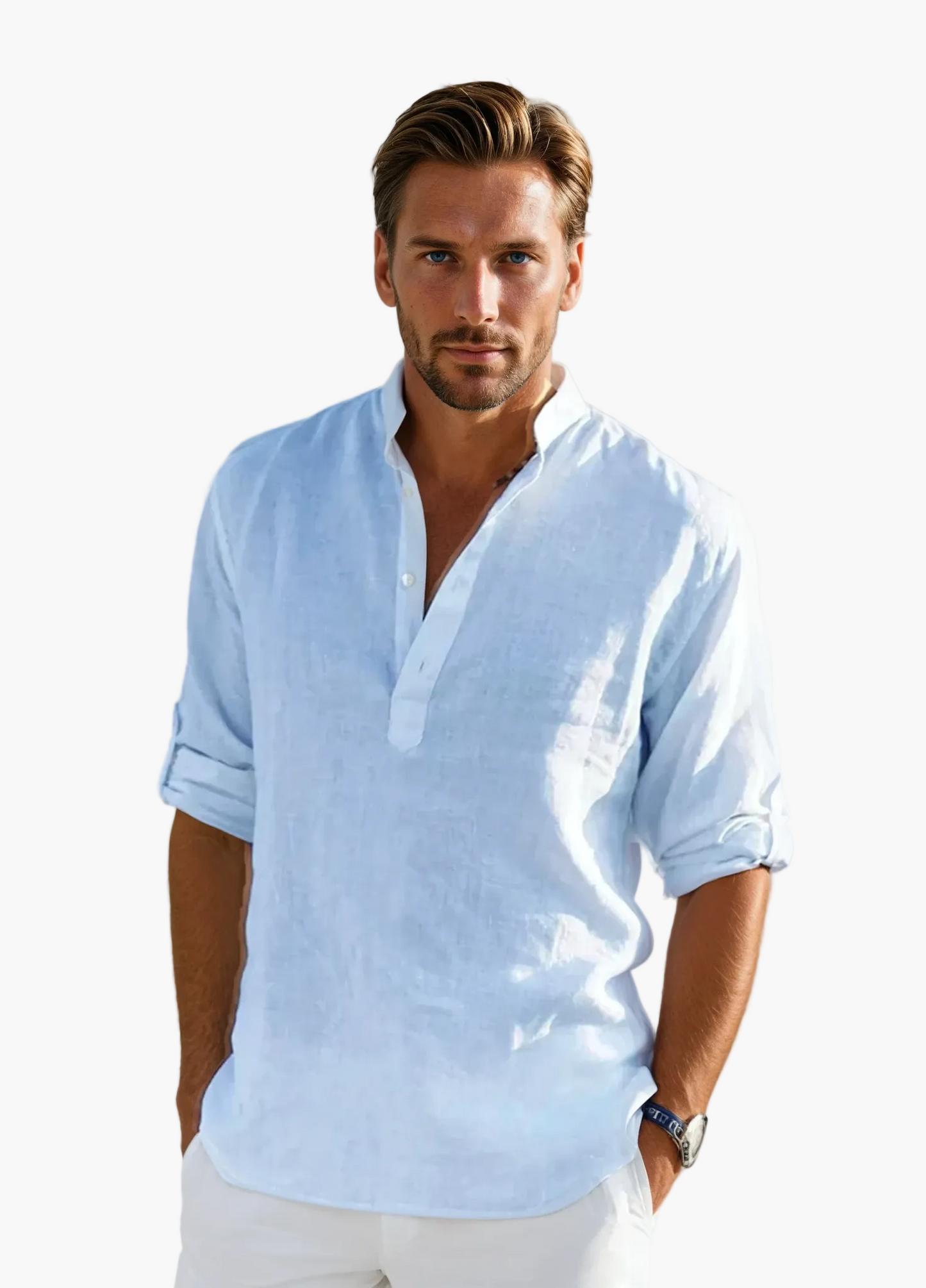 Camicia Casual Uomo – Stile Senza Tempo, Design Moderno, Perfetta per Estate & Quotidiano