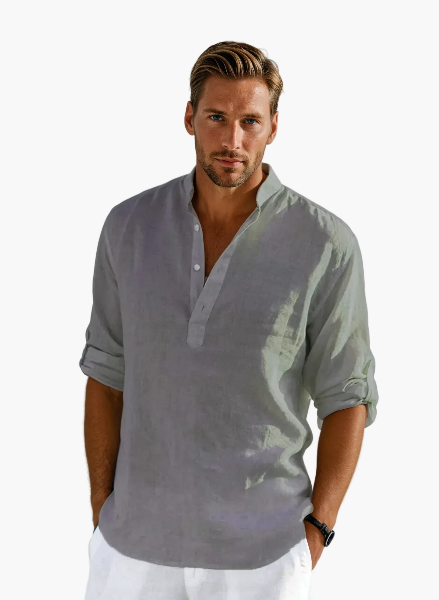 Camicia Casual Uomo – Stile Senza Tempo, Design Moderno, Perfetta per Estate & Quotidiano