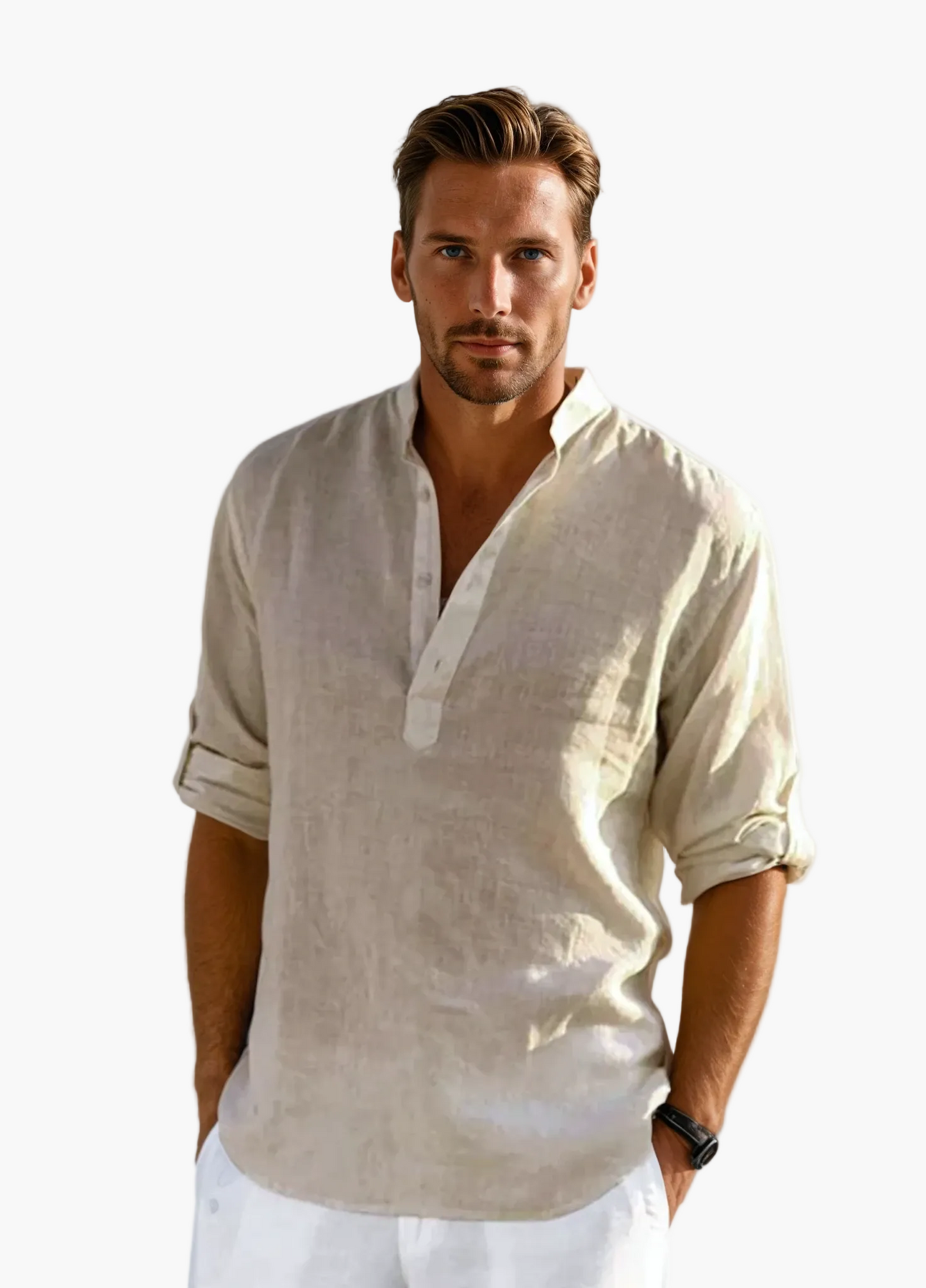 Camicia Casual Uomo – Stile Senza Tempo, Design Moderno, Perfetta per Estate & Quotidiano