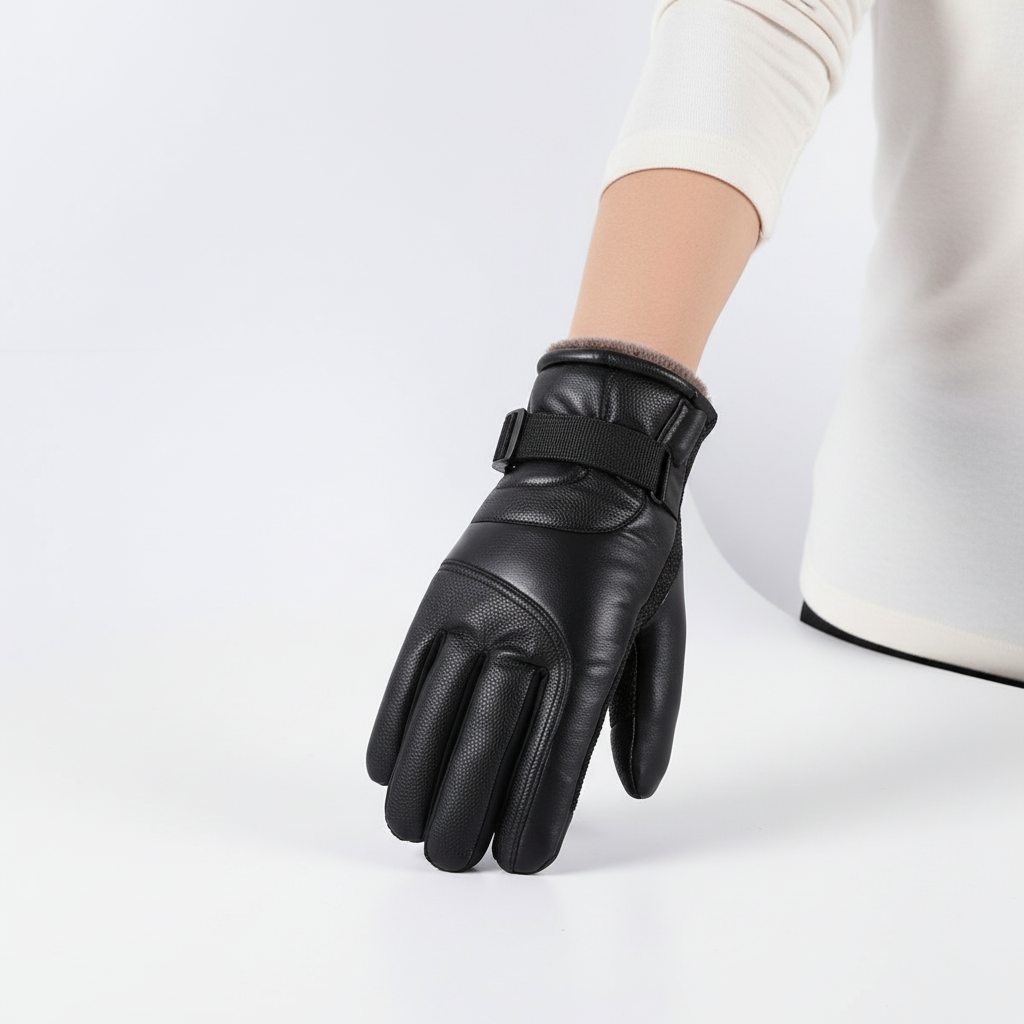 Oplaadbare verwarmde handschoenen met touchscreenfunctie