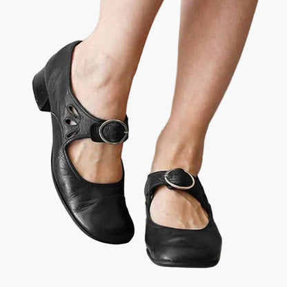 Damen Mary Jane Pumps mit niedrigem Absatz – Elegante und bequeme Schuhe für Alltag & Büro