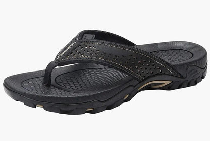Herr Tåsandaler med fotvalvsstöd – Sportiga outdoor flip-flops för strand, vardag & fritid