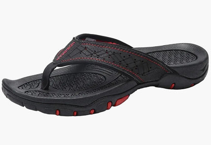 Herr Tåsandaler med fotvalvsstöd – Sportiga outdoor flip-flops för strand, vardag & fritid