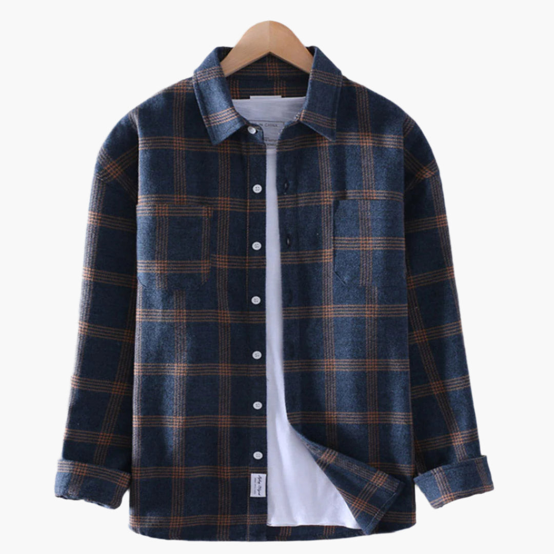 Camicia casual a quadri da uomo – Stile classico per tutti i giorni e ufficio