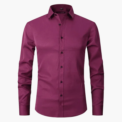 Heren business vrijetijdshemd – elegant slim fit overhemd voor kantoor & dagelijks gebruik