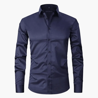 Heren business vrijetijdshemd – elegant slim fit overhemd voor kantoor & dagelijks gebruik