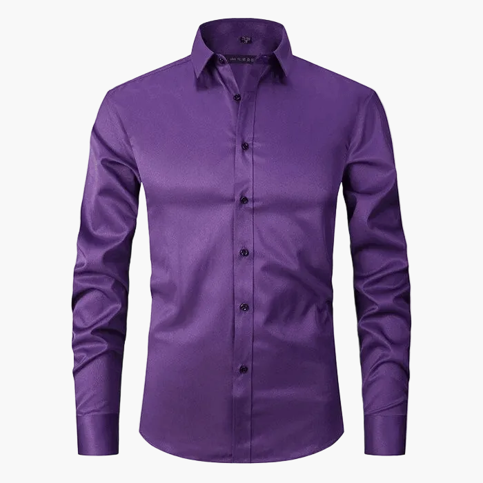 Heren business vrijetijdshemd – elegant slim fit overhemd voor kantoor & dagelijks gebruik