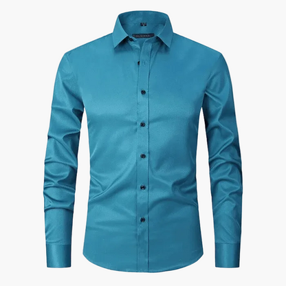 Heren business vrijetijdshemd – elegant slim fit overhemd voor kantoor & dagelijks gebruik