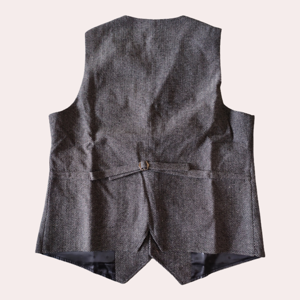 Gilet da Uomo in Stile Business Moderno – Gilet Elegante per Tempo Libero e Ufficio, Versatile