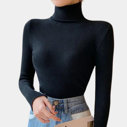 Maglione dolcevita elegante da donna – Stile versatile per tutti i giorni e ufficio