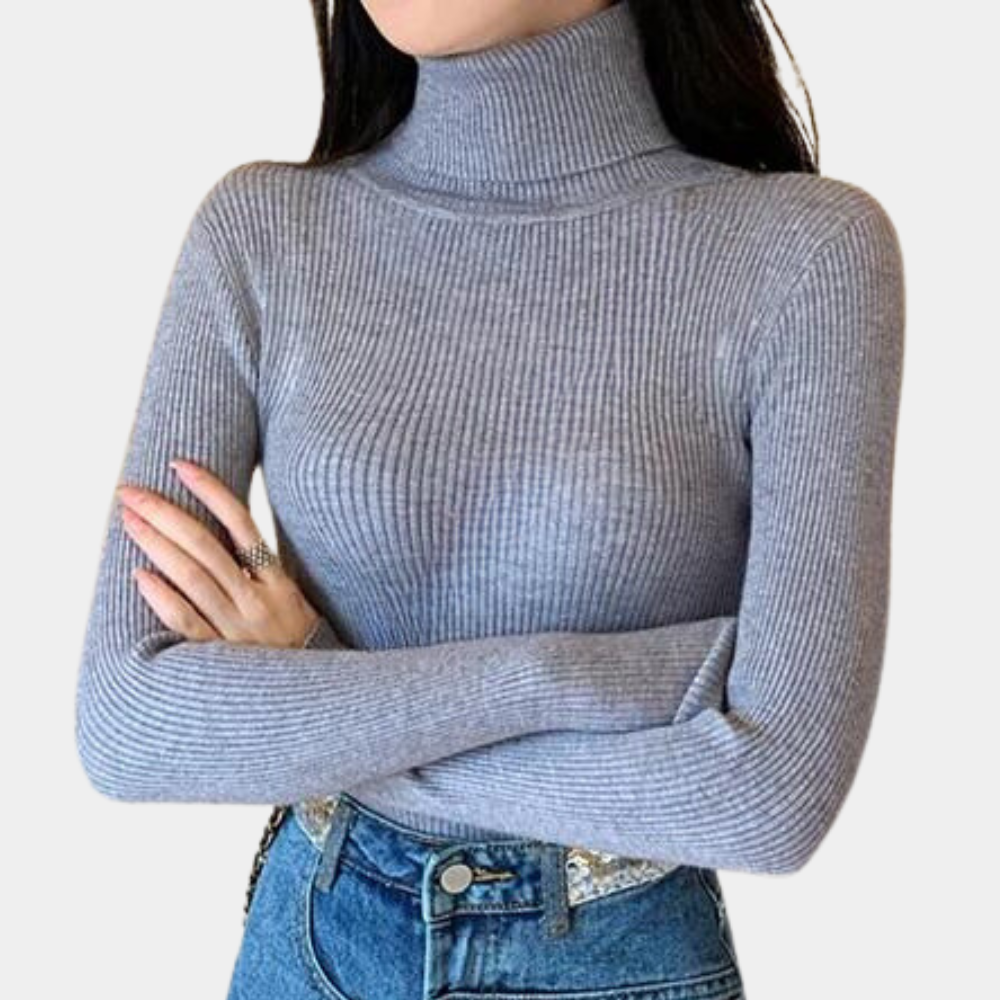 Maglione dolcevita elegante da donna – Stile versatile per tutti i giorni e ufficio