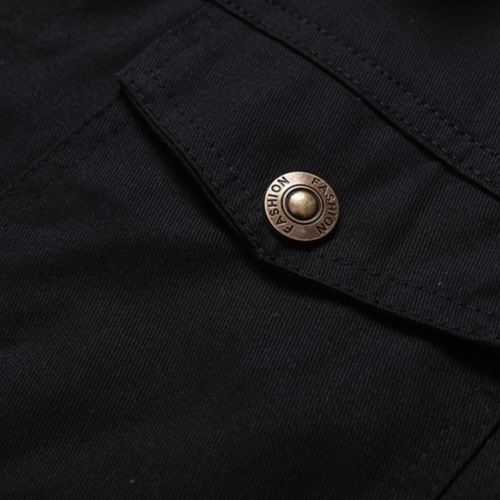 Herr Bomberjacka vintage vinter varm fodrad – Stilfull fritidsjacka för vardag och utomhus