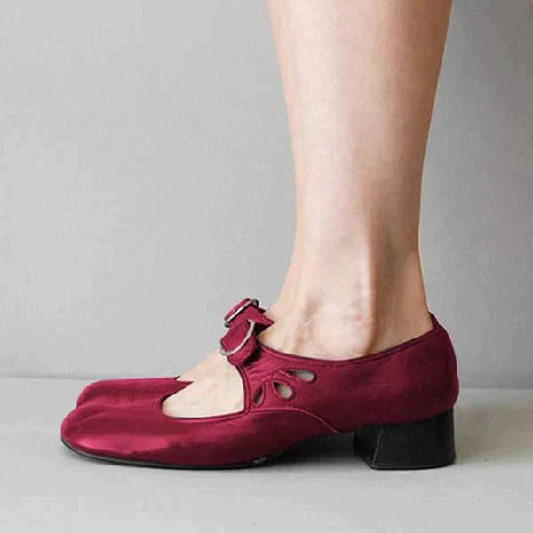 Damen Mary Jane Pumps mit niedrigem Absatz – Elegante und bequeme Schuhe für Alltag & Büro