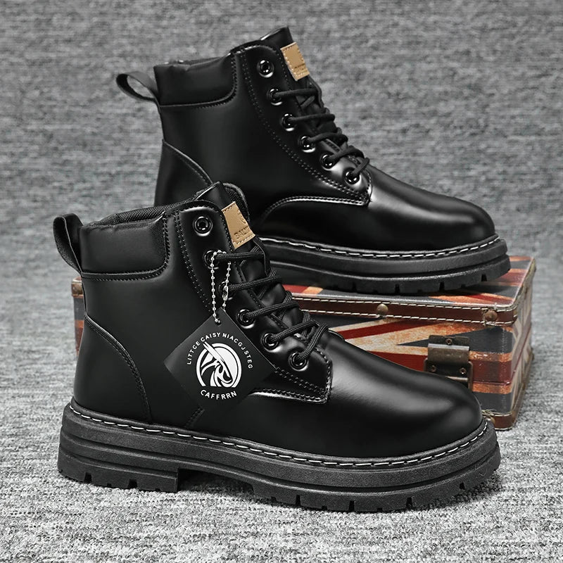Heren Outdoor Laarzen – Robuuste en Stijlvolle Boots voor Avontuur en Dagelijks Gebruik