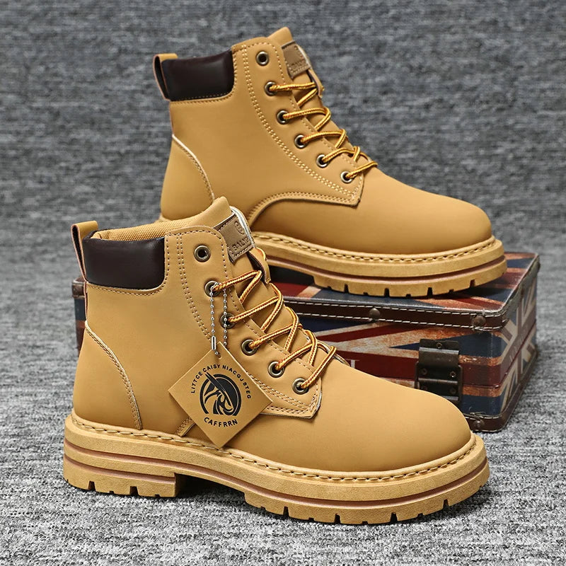 Heren Outdoor Laarzen – Robuuste en Stijlvolle Boots voor Avontuur en Dagelijks Gebruik