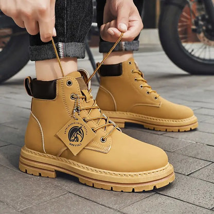 Heren Outdoor Laarzen – Robuuste en Stijlvolle Boots voor Avontuur en Dagelijks Gebruik