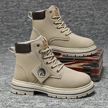 Heren Outdoor Laarzen – Robuuste en Stijlvolle Boots voor Avontuur en Dagelijks Gebruik
