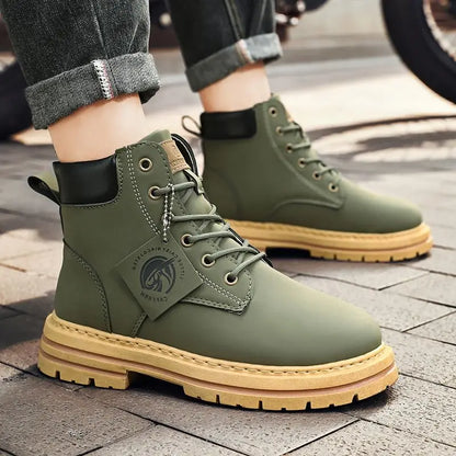 Heren Outdoor Laarzen – Robuuste en Stijlvolle Boots voor Avontuur en Dagelijks Gebruik
