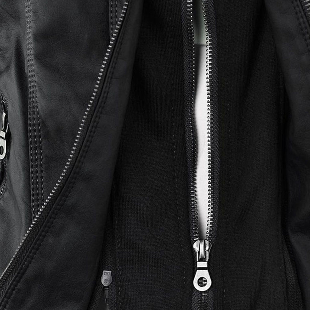Veste en similicuir pour femme avec capuche – Un incontournable mode pour le quotidien et les loisirs