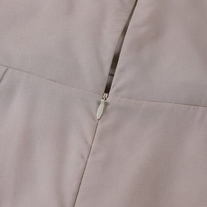 Vestido de noche para mujer con abertura y escote cruzado – Vestido largo elegante para ocasiones especiales