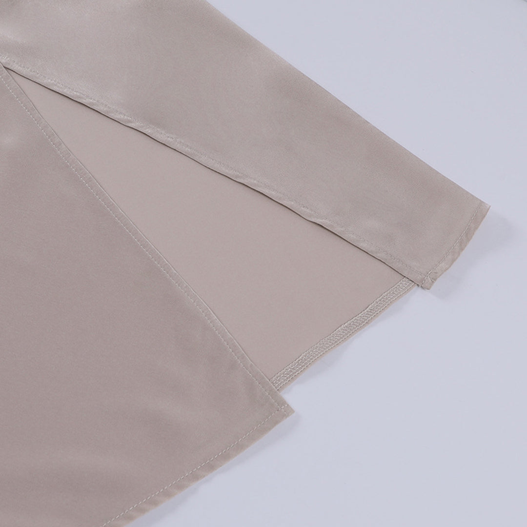 Vestido de noche para mujer con abertura y escote cruzado – Vestido largo elegante para ocasiones especiales