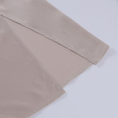 Vestido de noche para mujer con abertura y escote cruzado – Vestido largo elegante para ocasiones especiales