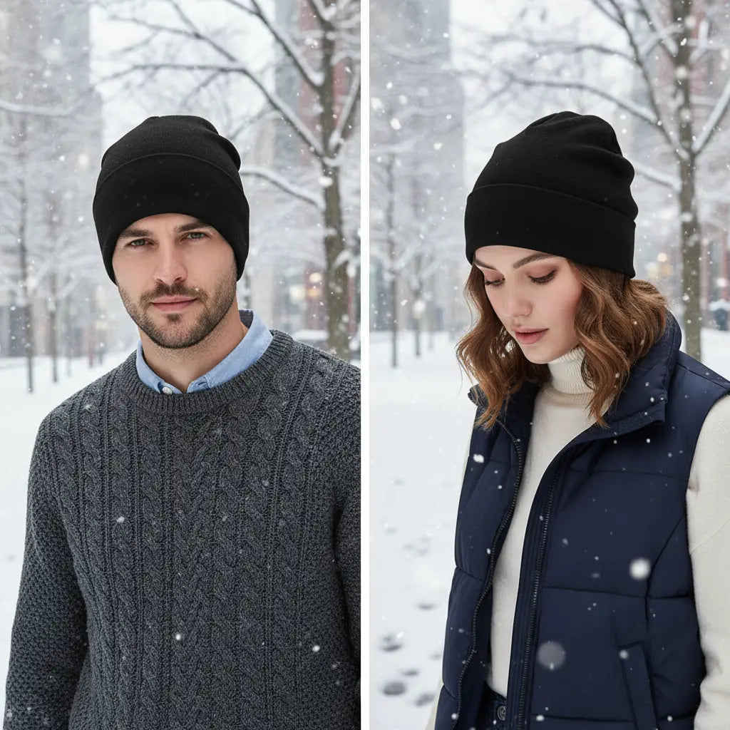 Slouchy beanie met zacht draagcomfort in one size