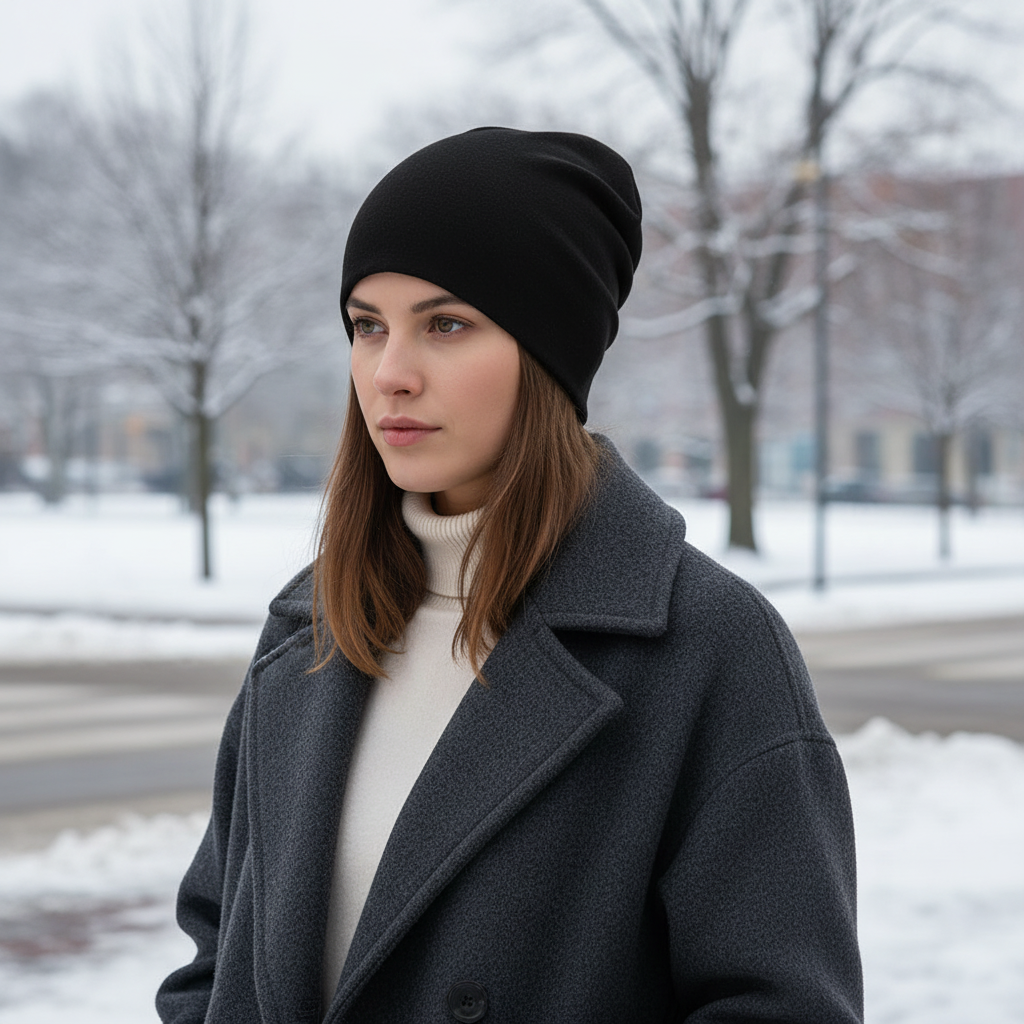 Slouchy beanie met zacht draagcomfort in one size