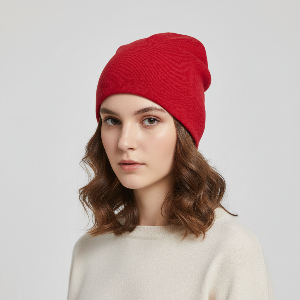 Slouchy beanie met zacht draagcomfort in one size