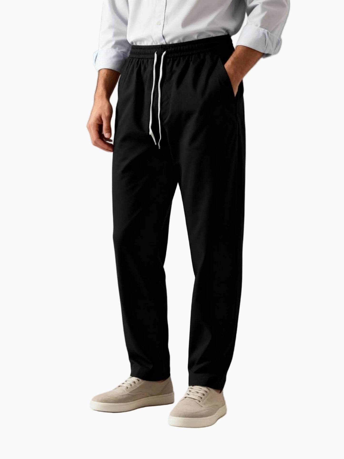 Pantaloni chino da uomo con coulisse – Moderni, casual, versatili per ufficio e tempo libero