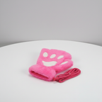 Vingerloze handschoenen met pootjesmotief en voering