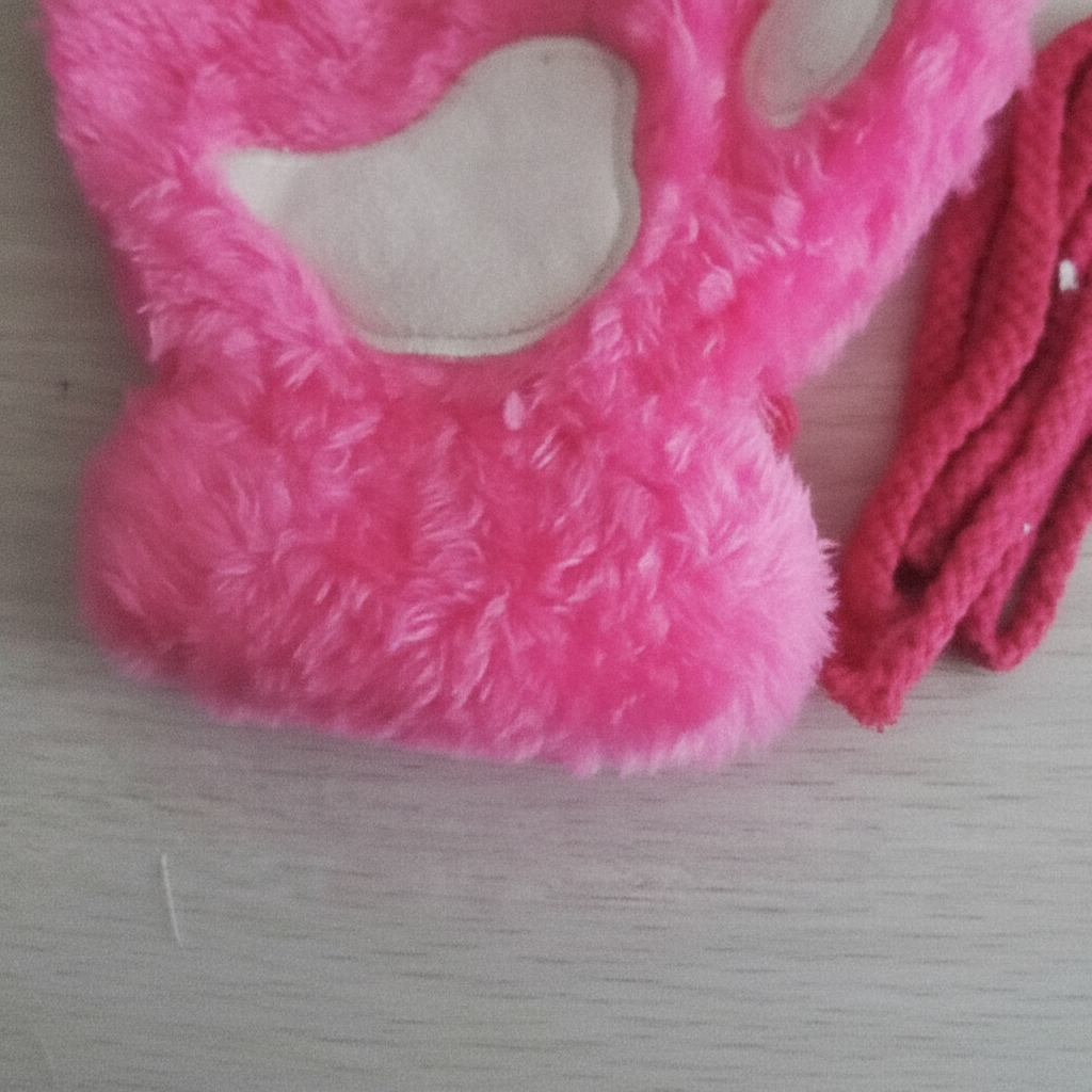Vingerloze handschoenen met pootjesmotief en voering