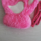 Vingerloze handschoenen met pootjesmotief en voering